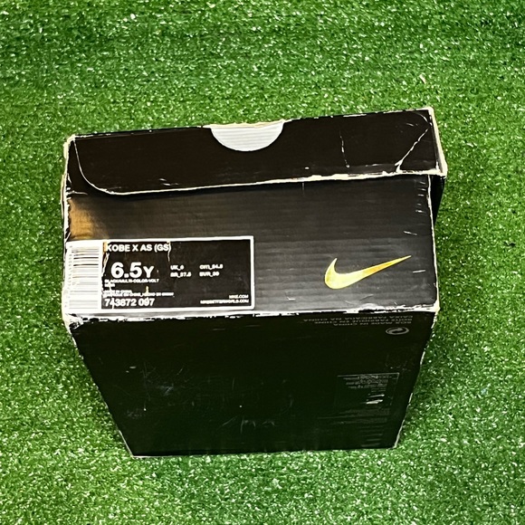 Nike Kobe 10 All Star Black White Green Orange Basketball Mens Shoes - Picture 5 of 5